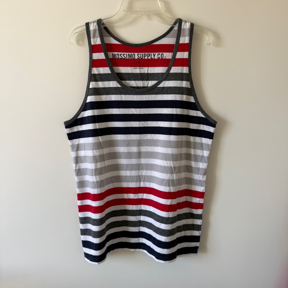 Mossimo Supply Co. Men’s Horizontal Striped Sleeveless Tank Top